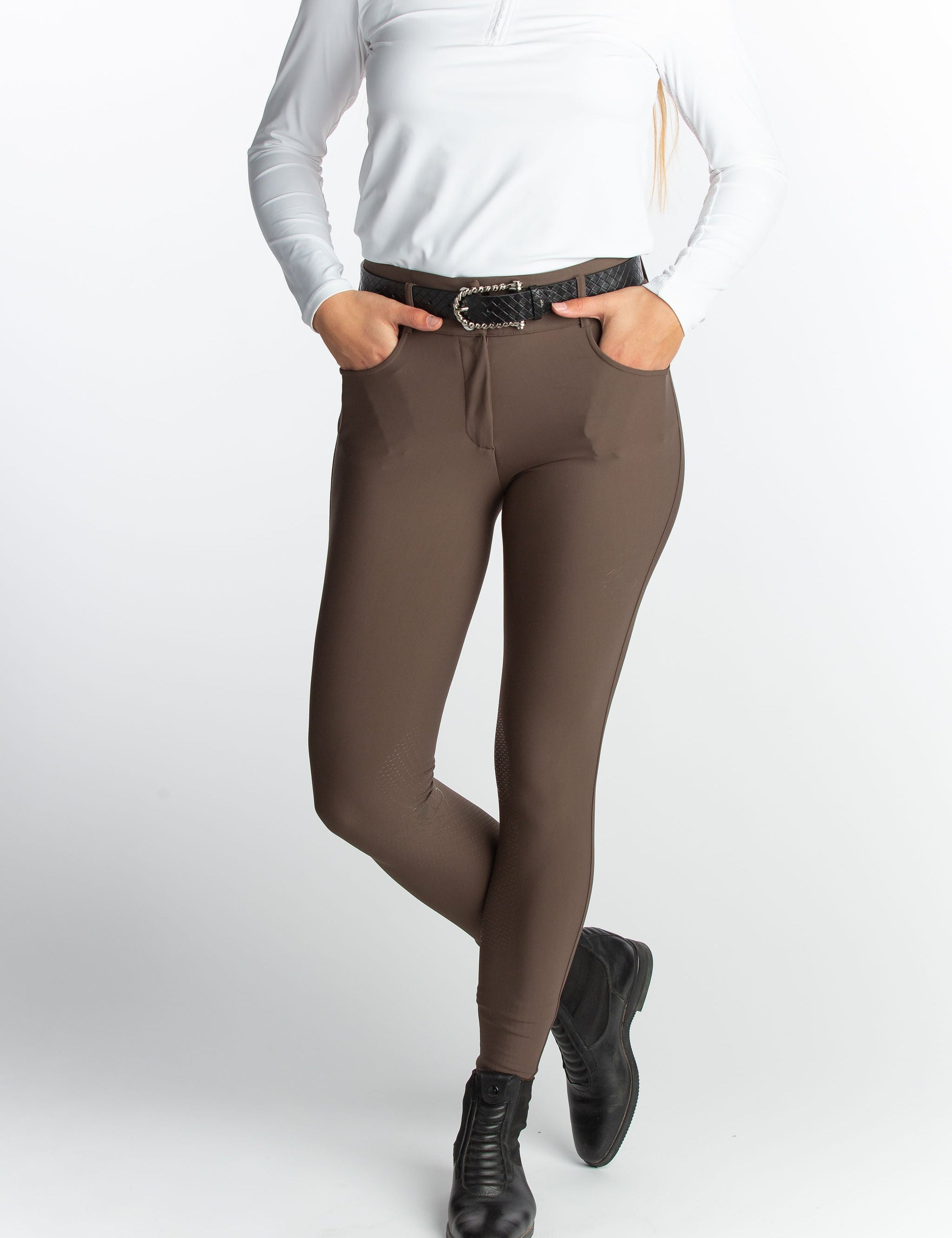 Hannah Childs Ramy High Rise Knee Patch Breech