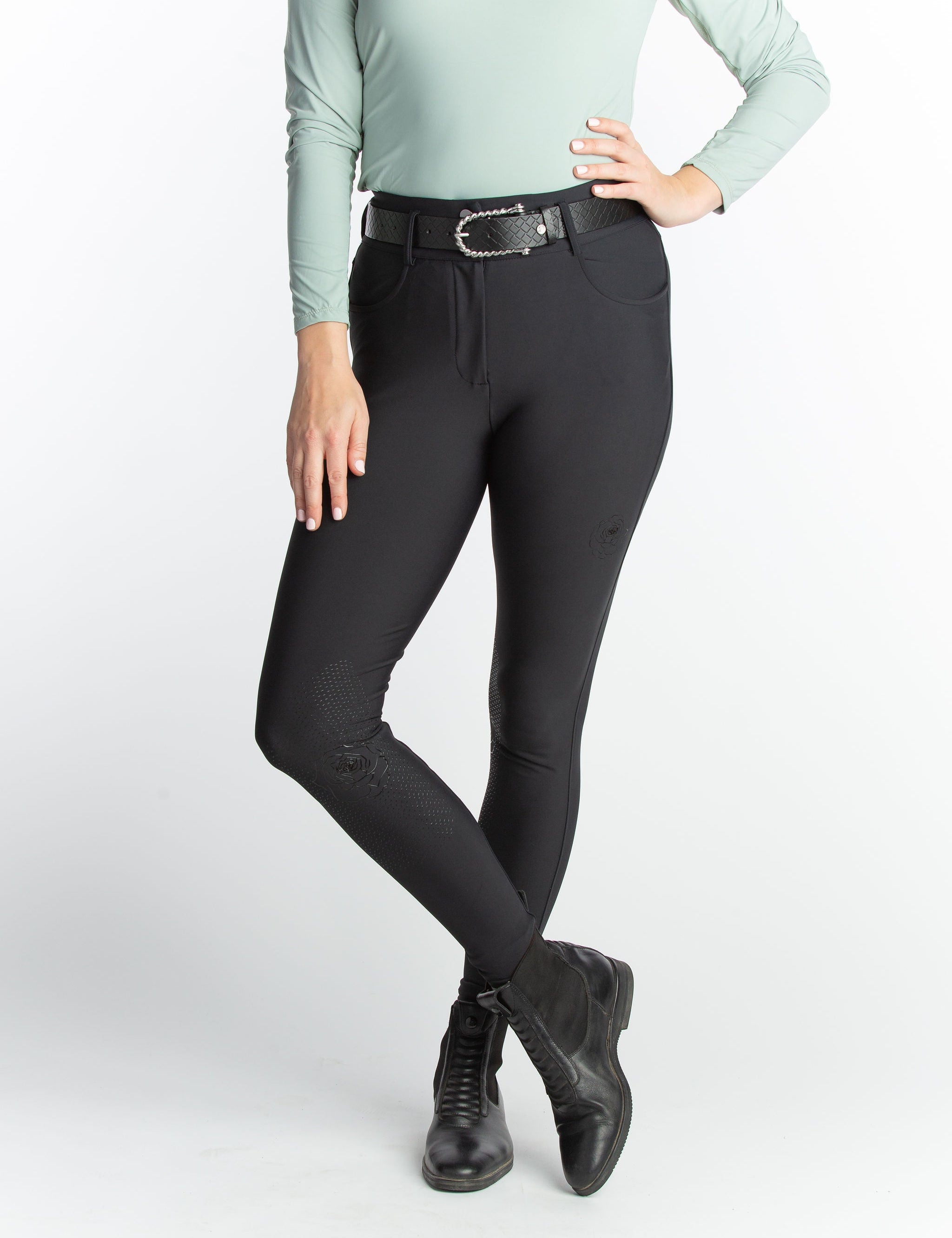 Hannah Childs Ramy High Rise Knee Patch Breech