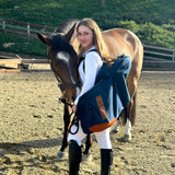 Durousset Le Galop Saddle Backpack - Navy Blue