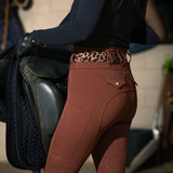 Canter Culture Athletic Breeches - Leather Brown