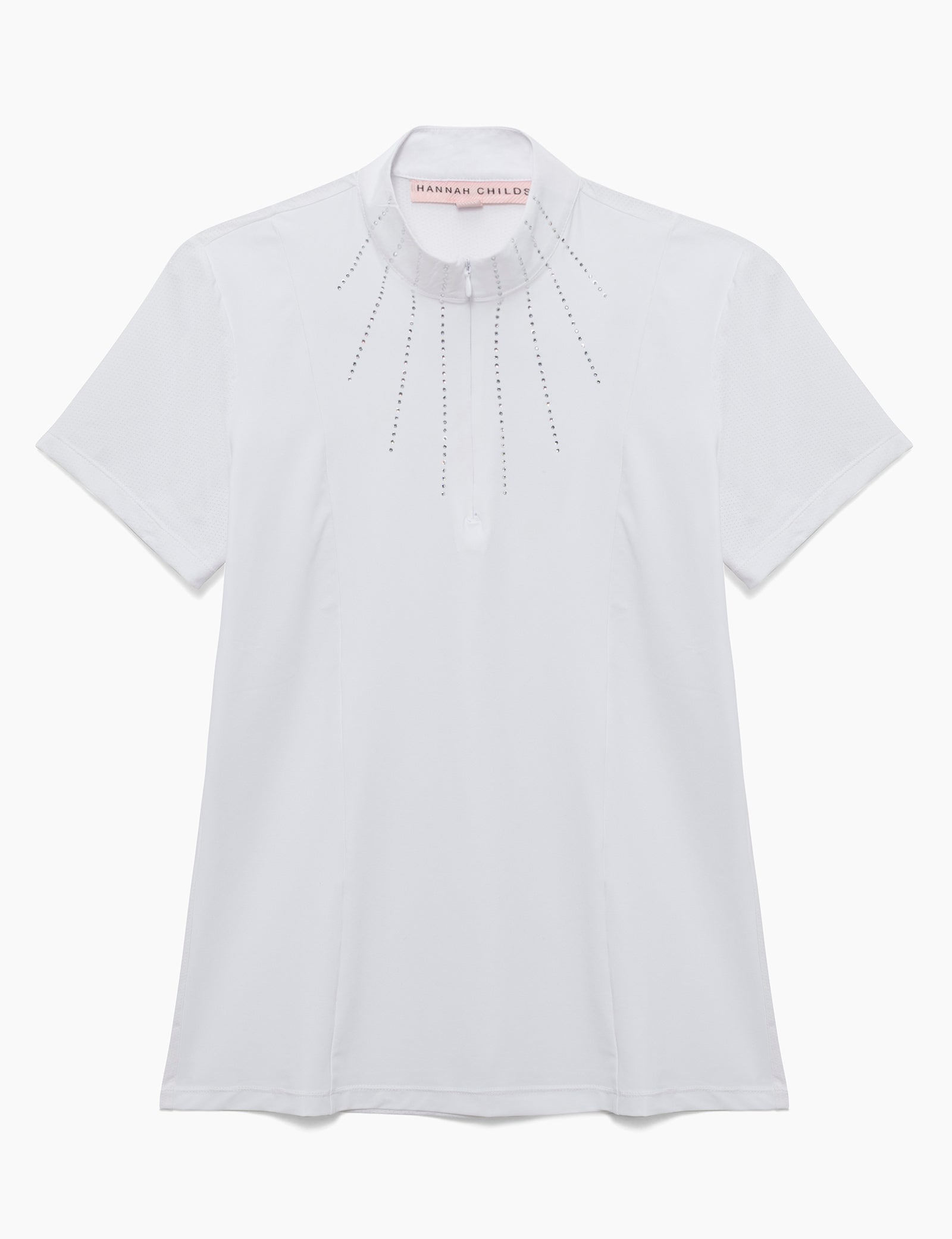 Hannah Childs Raya Crystal Short Sleeve Show Shirt