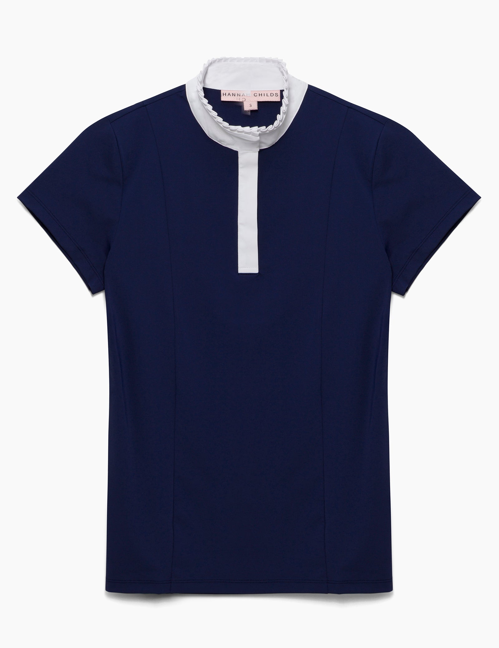 Hannah Childs Rachel Ruffle Short Sleeve Show Shirt