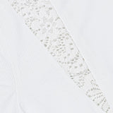 Hannah Childs Farrah Lace Turtleneck Training Top