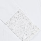 Hannah Childs Farrah Lace Turtleneck Training Top