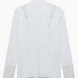 Hannah Childs Farrah Lace Turtleneck Training Top