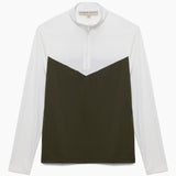 Hannah Childs Clarissa Mesh Long Sleeve Zip Top