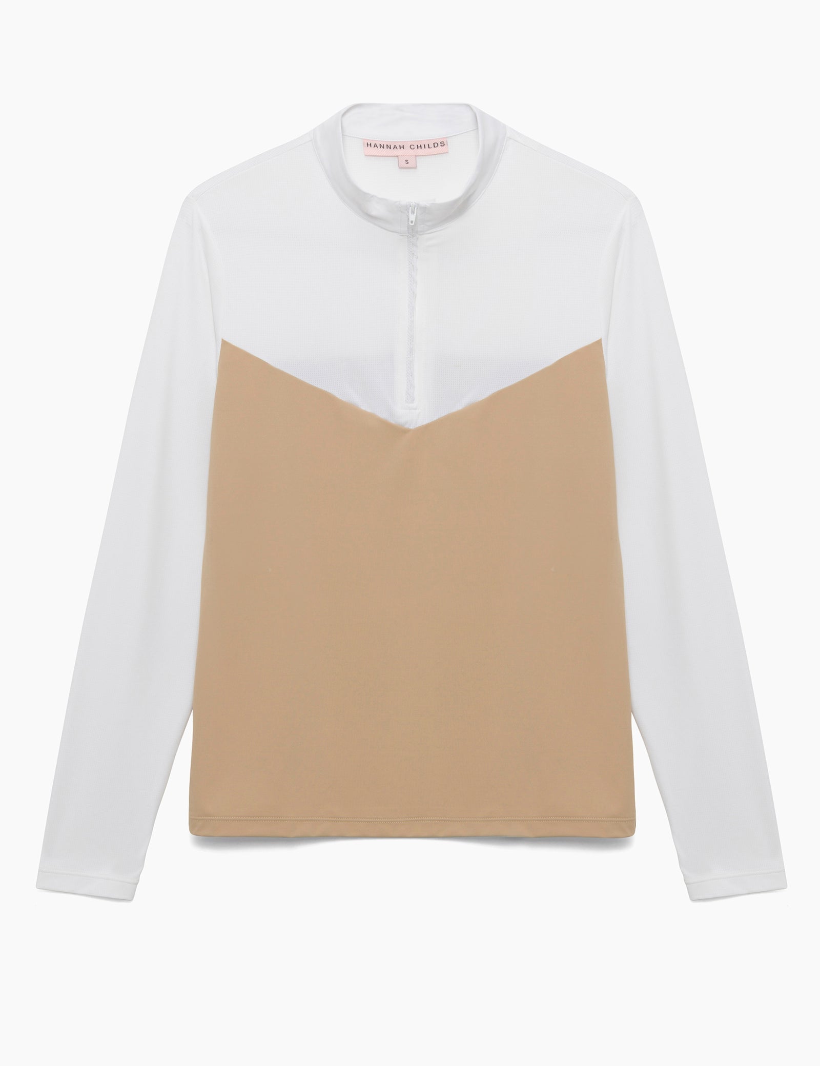 Hannah Childs Clarissa Mesh Long Sleeve Zip Top