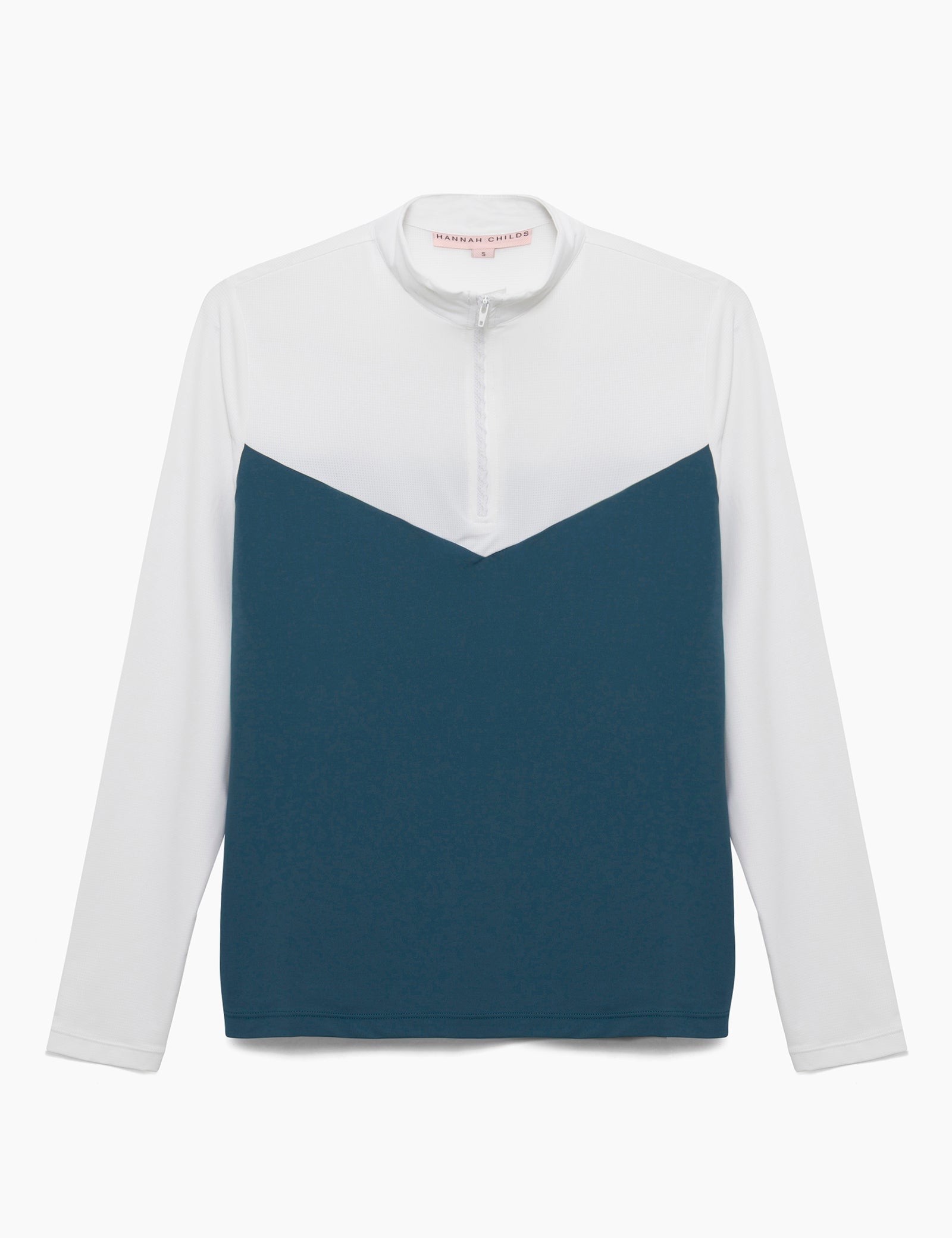Hannah Childs Clarissa Mesh Long Sleeve Zip Top