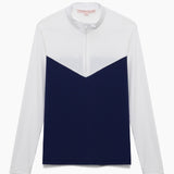 Hannah Childs Clarissa Mesh Long Sleeve Zip Top