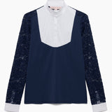 Hannah Childs Luna Lace Long Sleeve Show Shirt