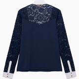 Hannah Childs Luna Lace Long Sleeve Show Shirt
