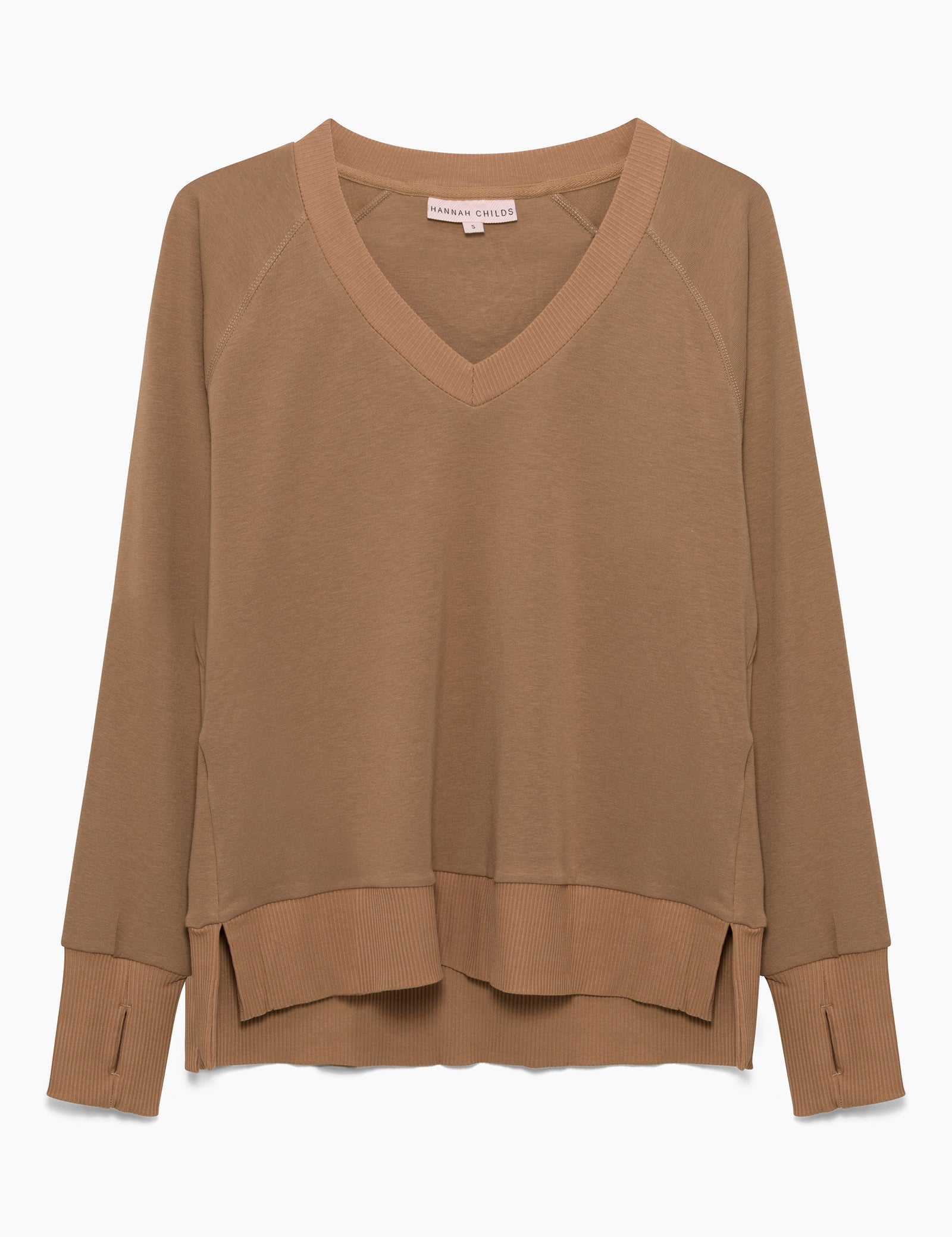 Hannah Childs Asher Bamboo V Neck Sweatshirt