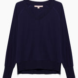 Hannah Childs Asher Bamboo V Neck Sweatshirt