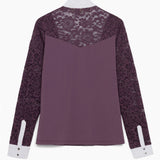 Hannah Childs Luna Lace Long Sleeve Show Shirt