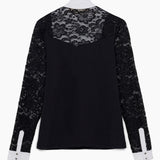 Hannah Childs Luna Lace Long Sleeve Show Shirt