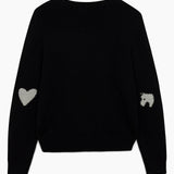 Hannah Childs Harry Heart Horse Crew Neck Sweater