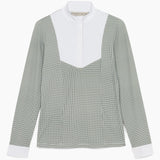 Hannah Childs Luna Gingham Long Sleeve Show Shirt