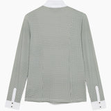 Hannah Childs Luna Gingham Long Sleeve Show Shirt