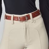 Yagya Leather Buckle Belt Brown