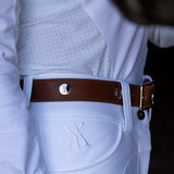 Yagya Leather Buckle Belt Brown