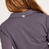 Milrey Callie Blouse Long Sleeve - Dark Grey