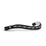Halter Ego Mont Blanc Black Patent Double Bridle With White Padding