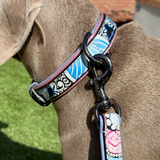 Halter Ego The Blossom Leather Dog Collar