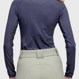 Kastel Denmark Navy 1/4 Zip Long Sleeve Shirt w/Rose Gold Zipper
