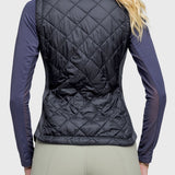 Kastel Denmark Black Full Zip Quilted Vest
