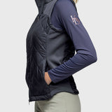 Kastel Denmark Black Full Zip Quilted Vest