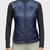Kastel Denmark Navy Quilted Full Zip Vest