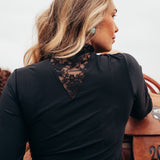 Hannah Childs Izzy Lace LS Tech Top