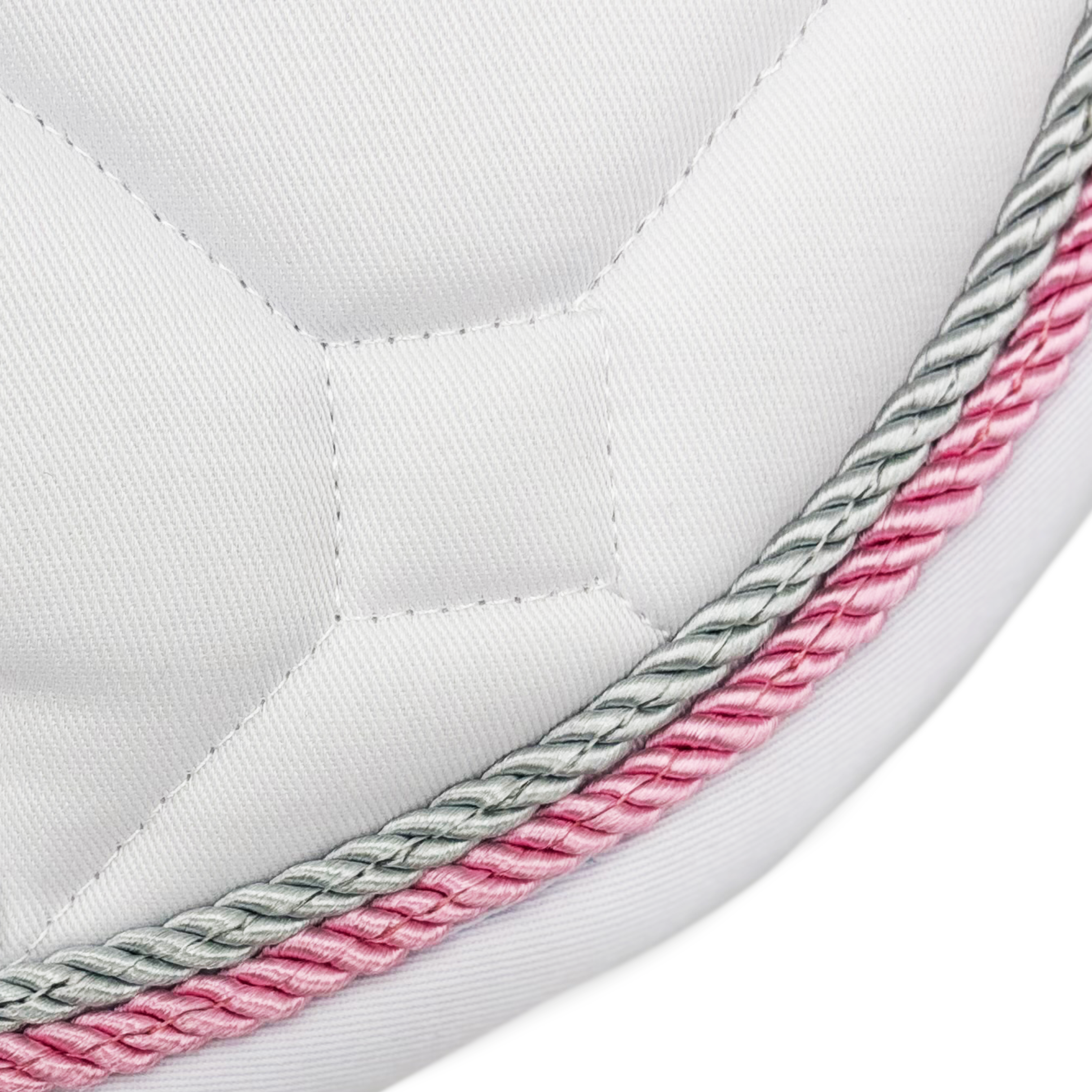 Majyk Equipe White Classica Cotton Euro Saddle pad