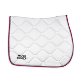 Majyk Equipe White Classica Cotton Euro Saddle pad