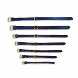 Halter Ego Revolution Patent Blue Leather Dog Collar