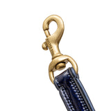 Halter Ego Revolution Blue Patent Leather Dog Leash