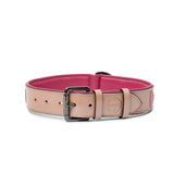 Halter Ego Rosé Lumière Leather Dog Collar