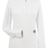 Essex Classics Tricolor Girls Talent Yarn Straight Collar Long Sleeve Show Shirt