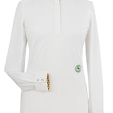 Essex Classics Sunflowers Ladies Talent Yarn Wrap Collar Long Sleeve Show Shirt