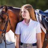 Essex Classics Daisy Delight Girls Talent Yarn Wrap Collar Short Sleeve Show Shirt