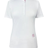Essex Classics Daisy Delight Girls Talent Yarn Wrap Collar Short Sleeve Show Shirt