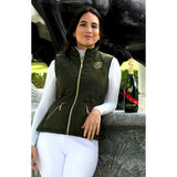 LA EQ The Del Mar Barn Vest with Faux Fur Lining
