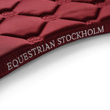 Equestrian Stockholm Dressage Saddle Pad Bordeaux