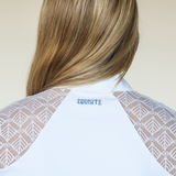Equisite Daphne Mesh Accent Show Shirt