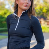 Novella Equestrian The Barn Shirt (Long Sleeve Black)