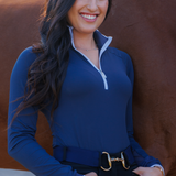 Novella Equestrian The Barn Shirt (Long Sleeve Black)