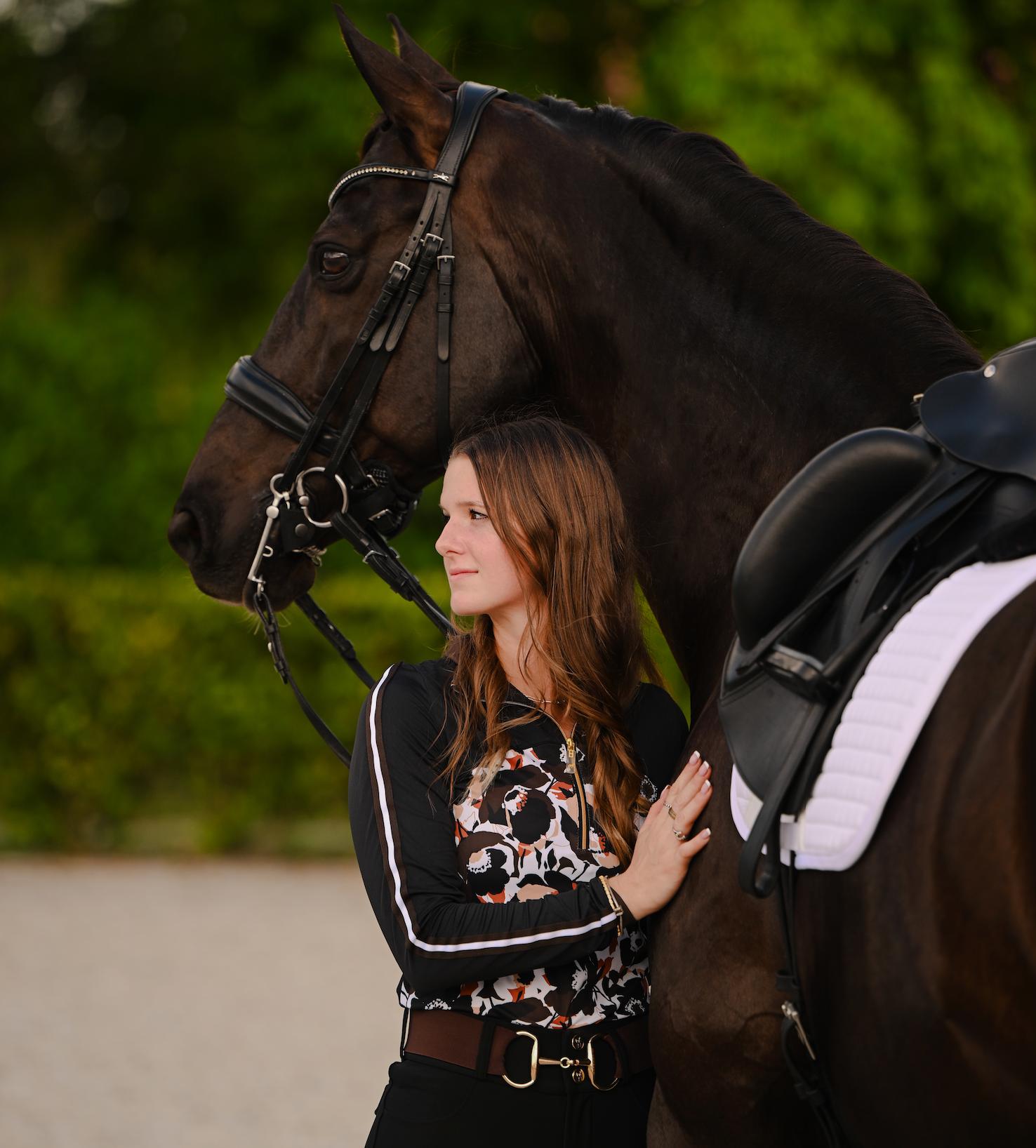 Novella Equestrian The Madison Long Sleeve Riding Shirt - Novella Equestrian - Equiluxe Tack