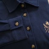 Sixteen Cypress Sport Piqué Button Down Shirt - Navy