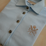 Sixteen Cypress Sport Piqué Shirt Button Down Shirt - Oxford Blue