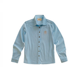 Sixteen Cypress Sport Piqué Shirt Button Down Shirt - Oxford Blue